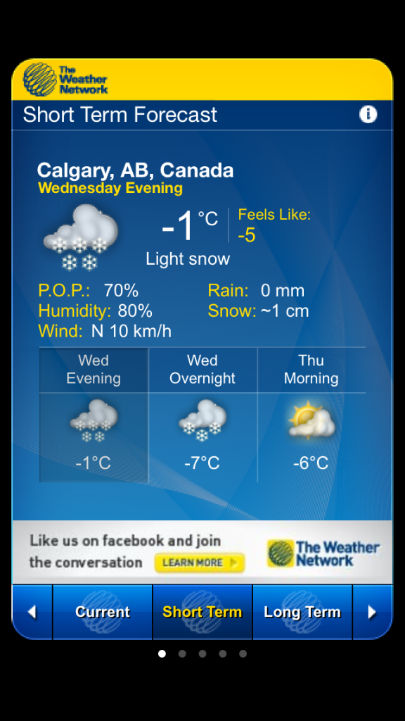 calgary weather