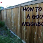 How To Be A Good Neighbour