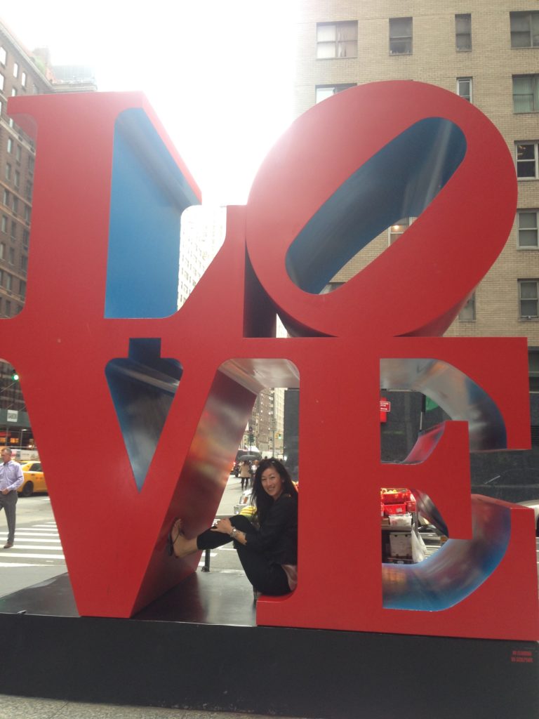 Love sculpture in New York
