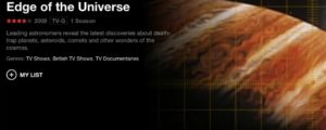 Edge of the Universe Netflix