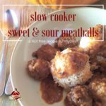 slow cooker sweet and sour meatballs