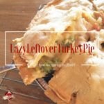 lazy leftover turkey pie