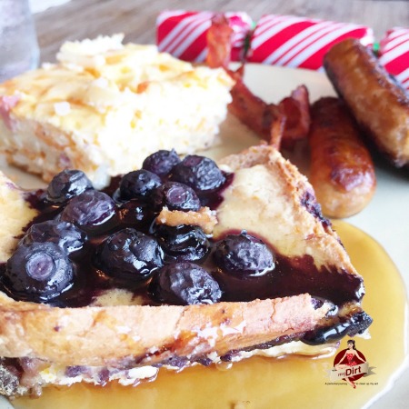 overnight blueberry french toast