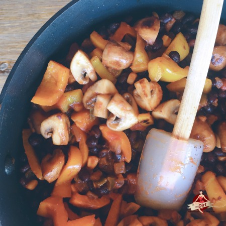 quinoa veggie taco bowl