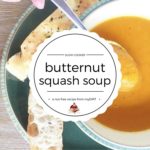 slow cooker butternut squash soup