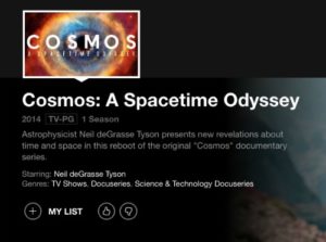 cosmos: a spacetime odyssey on netflix